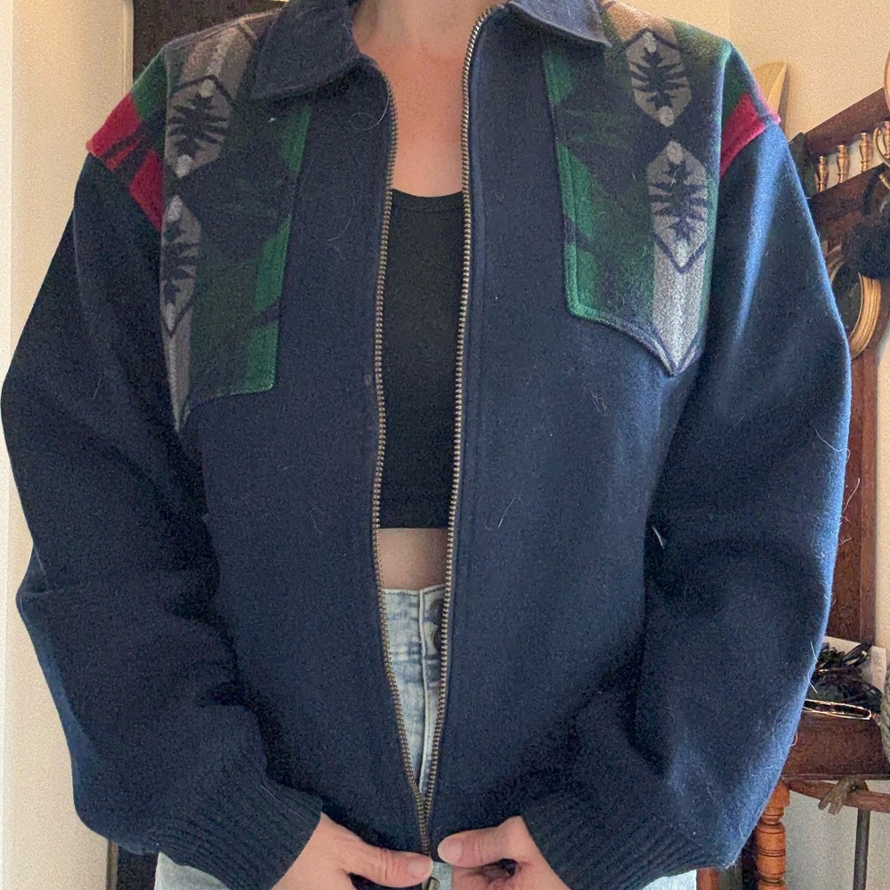 Vintage Pendleton Wool Patterned Jacket - image 1